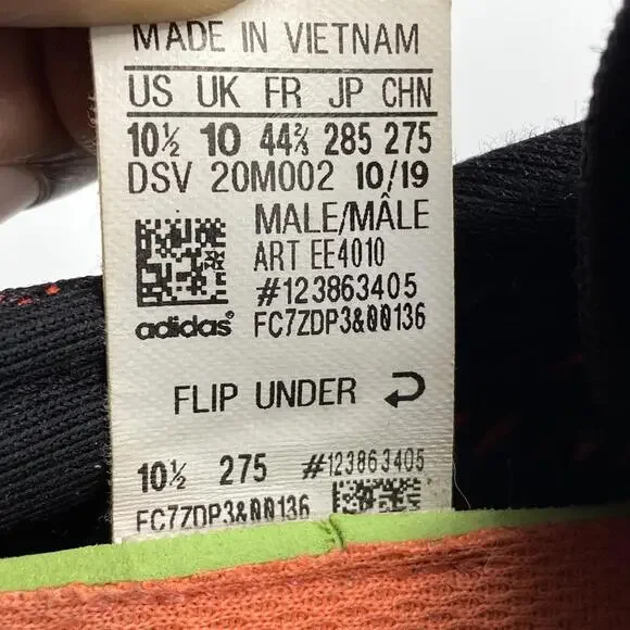 Adidas Sensebounce+ Men’s Size 10 EE4010 Black Walking Running - Picture 10 of 14